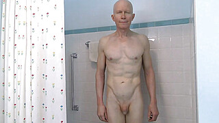 Gay Nudist Shaves in Shower Big Boobs Porn Video
